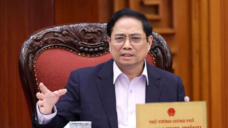 Thủ tướng Phạm Minh Chính k’đươi moon đấh hân đắh tiêm vắc xin lâng pa dưr k’rơ zêl cha groong Covid-19