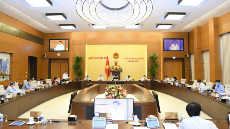 Ủy ban TVQH đoỌng boọp p’rá xa  nay bh’rợ lêy cha mêết âng Quốc hội