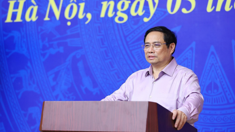 Thủ tướng Phạm Minh Chính k’đhơợng lêy pr’họp g’luh 15 âng Ban xay bhrợ k’tiếc k’ruung đăh zêl, cha groong Covid-19