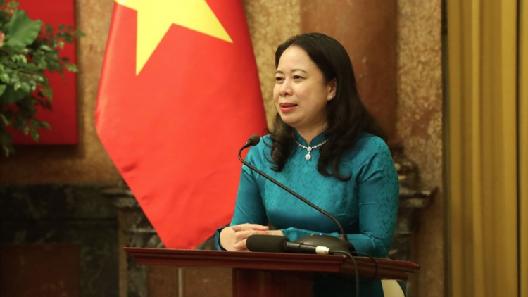 Phó Chủ tịch nước Võ Thị Ánh Xuân lưm k’bhuh vêy công tỉnh Bắc Kạn