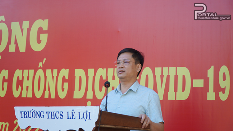 Chr’hoong A Lưới bhrợ bhiệc k’đươi chiến dịch tiêm vắc xin cha groong Covid-19