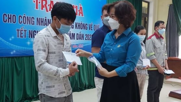 Đà Nẵng: Cher đoọng lâh 1000 hun pr’hêl cher đoọng ha công nhân căh vêy chô ooy vel đong cha Tết