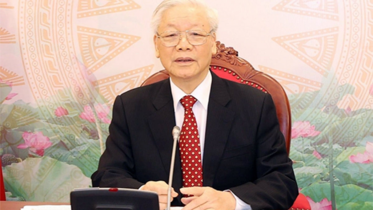 Tổng Bí thư pa gơi thư hơnh deh Tết âng Lào lâng Campuchia