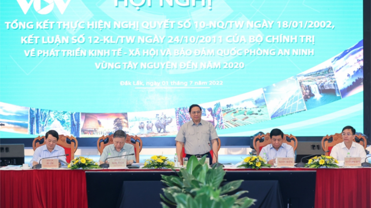 Thủ tướng k’đhơợng bhrợ hội nghị k’rong pa zêng xang 20 c’moo pa dưr zr’lụ Tây Nguyên