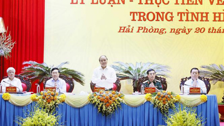 Chủ tịch nước k’đhơơng lêy Hội thảo “Lý luận-đhr’năng lalua đăh zư lêy k’tiếc k’ruung coh đhr’năng t’mêê