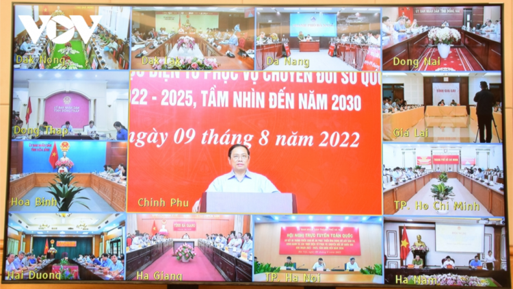 Thủ tướng Phạm Minh Chính k’đhơợng bhrợ Hội nghị trực tuyến đắh pa dưr pa xớc dữ liệu dân cư