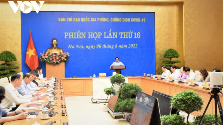 Thủ tướng Phạm Minh Chính k’đhơợng pr’họp g’luh 16 Ban k’đhơợng xay k’tiếc k’ruung đăh cha groong pr’luh Covid-19