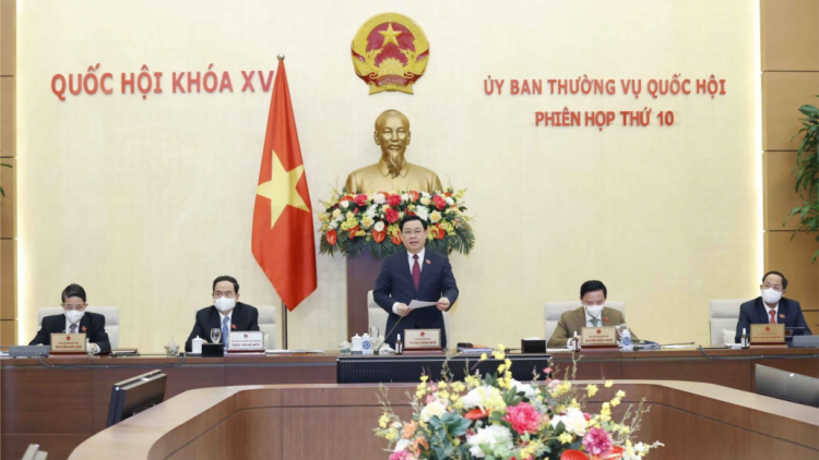 Ủy ban TVQH bhrợ pr’lứch pr’họp g’lúh 10