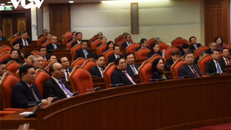 Thông cáo báo chí đăh pr’lưch âng Hội nghị Trung ương 6 khoá XIII