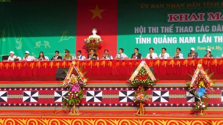 Pr’hay pr’hươn bhiệc bhan tr’thi thể thao zấp c’bhúh acoon cóh tỉnh Quảng Nam g’lúh tr’nơợp