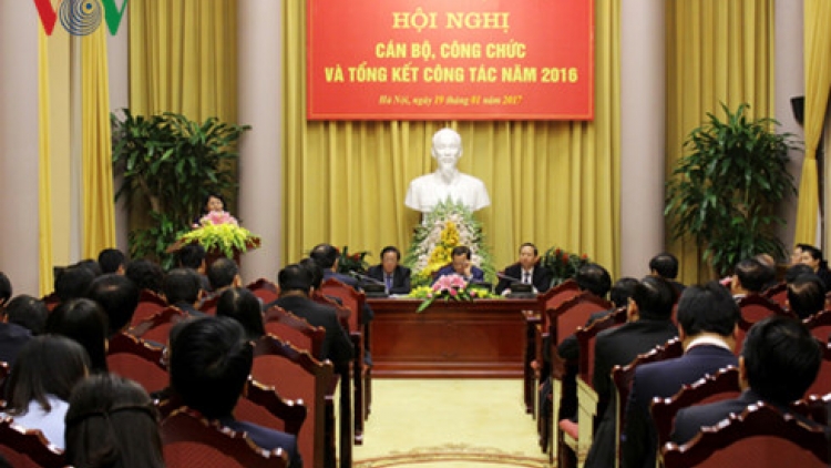 Chủ tịch k’tiếc k’ruung Trần Đại Quang pấh Hội nghị k’rong pa zêng bh’rợ c’moo 2016 âng Văn phòng Chủ tịch k’tiếc k’ruung