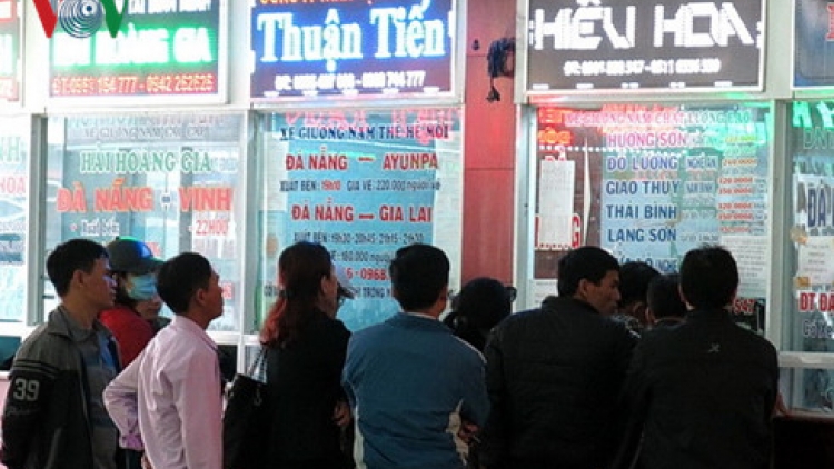 Đà Nẵng: Xe chở đơơng t’mooi pa dzoóc zên tơợ 40% tước 60% bêl Tết