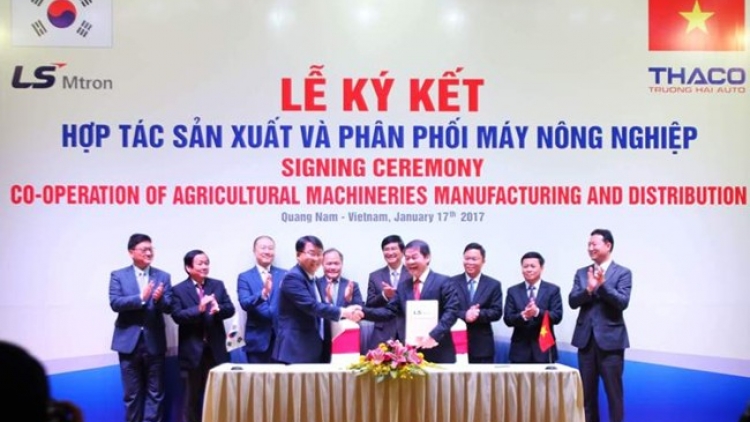 Ký kết đh’rứah bhrợ têng lâng pác pa câl máy nông nghiệp