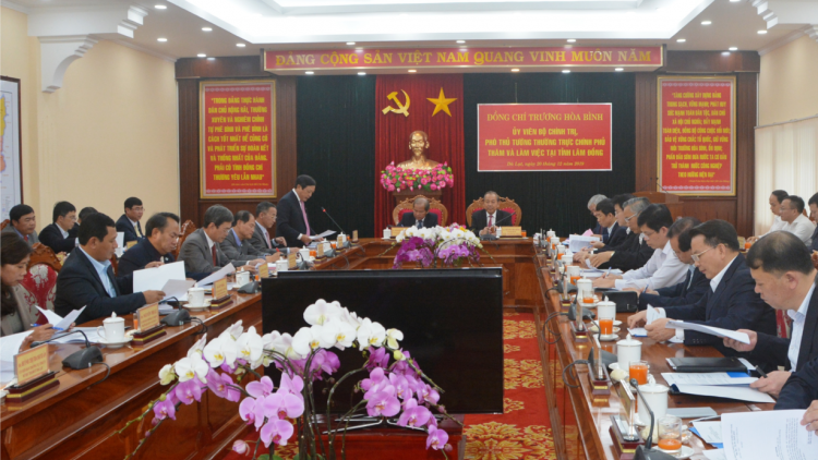 Kơ-iăng Khua dêh ]ar Trương Hoà Bình mă bruă hăng tơring ]ar Lâm Đồng