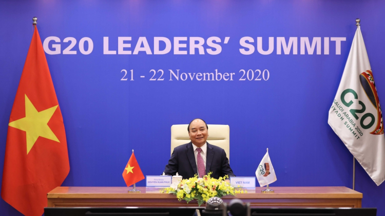 Khua dêh ]ar ta ơi Nguyễn Xuân Phúc nao pơhmư\ Jơnum gưl dlông G20 lăng nao rai amăng tivi