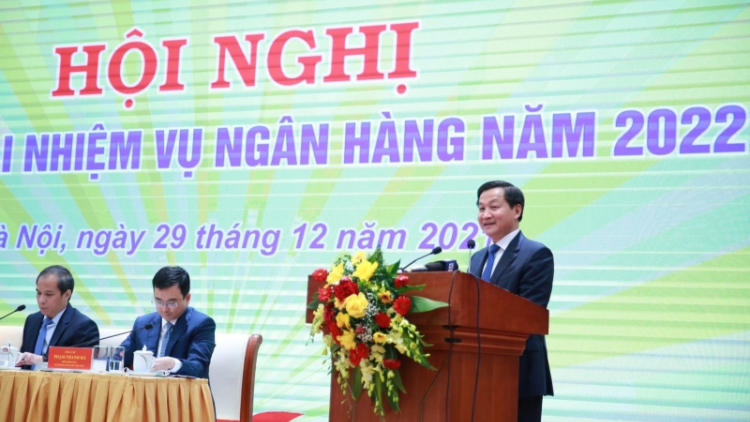 Phó Thủ tướng ồng Lê Minh Khái tus bal Pơrjum lam lơh kơnòl broă ngân hàng nam 2022