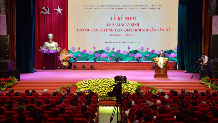 Tơngkah 130 nam ngai deh Kuang atbồ ban Thường trực Quốc hội, bồc ồng Nguyễn Văn Tố