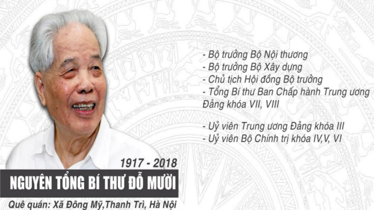 Yal bè Dơ\ còp, dơ\ ies mờ dơ\ tơ\p [ồc ồng Đỗ Mười, Tổng Bí thư Đảng dà lơgar