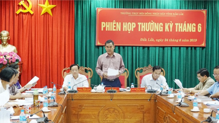 Thường trực HĐND càr Dak Lak pơrjum ờs mờng nhai 6 nam 2019