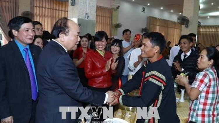 Thủ tướng Nguyễn Xuân Phúc còp să, chờ gờm satềp tàm càr Dak Nông
