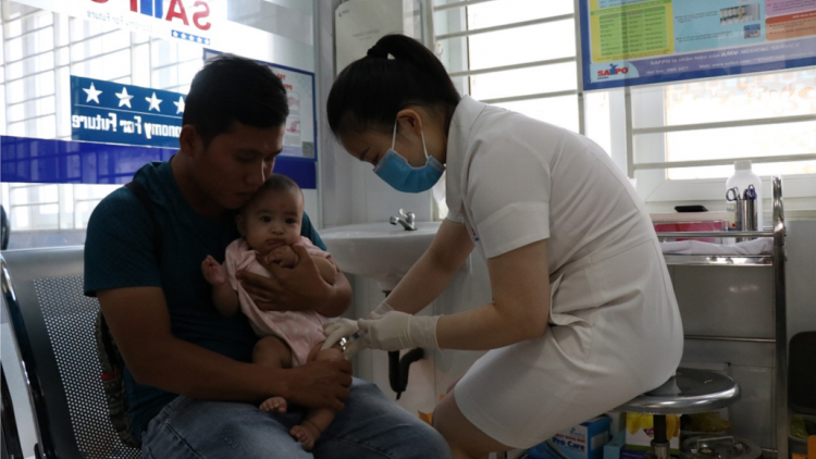 Dak Lak: Sơnơm vaccine 6 tàm 1 ờ tơl tài broă kờ` ngui bơh làng bol gơguh