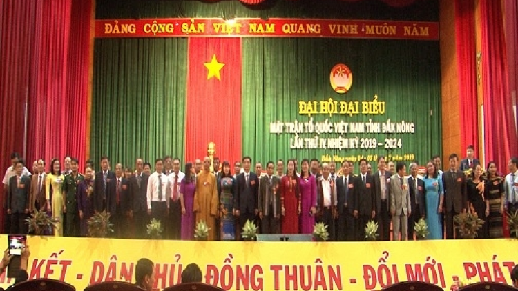 Tơn jơh Pơrjum dờng kuang bàng ala mat Mặt trận dà lơgar Việt Nam càr Dak Nông dơ\ 4, tơngai lơh broă  bơh nam 2019 – 2024