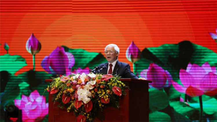 Tơngkah 50 nam lơh jat Jơnau nting bơr lời wơl bơh Chủ tịch Hồ Chí Minh dê