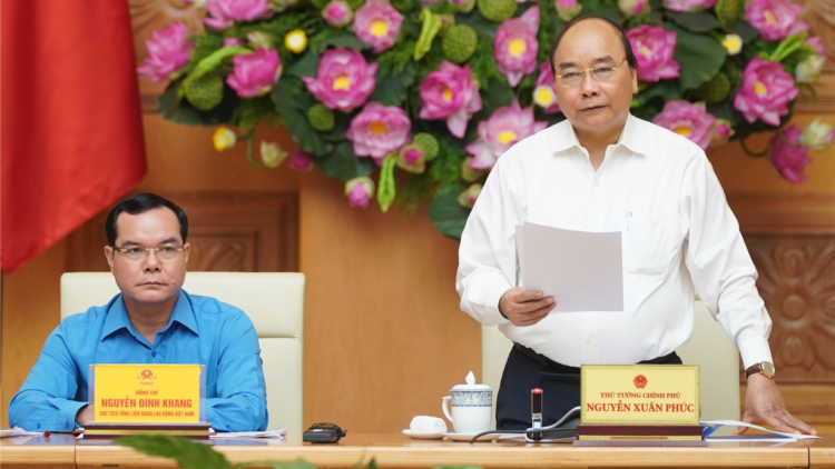 Thủ tướng lơh broă mờ Mpồl Chủ tịch Tổng Liên đoàn Lao động Việt Nam