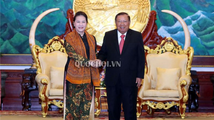 Chủ tịch Quốc hội mò Nguyễn Thị Kim Ngân cri bơyai mờ Tổng Bí thư, Chủ tịch lơgar Lào