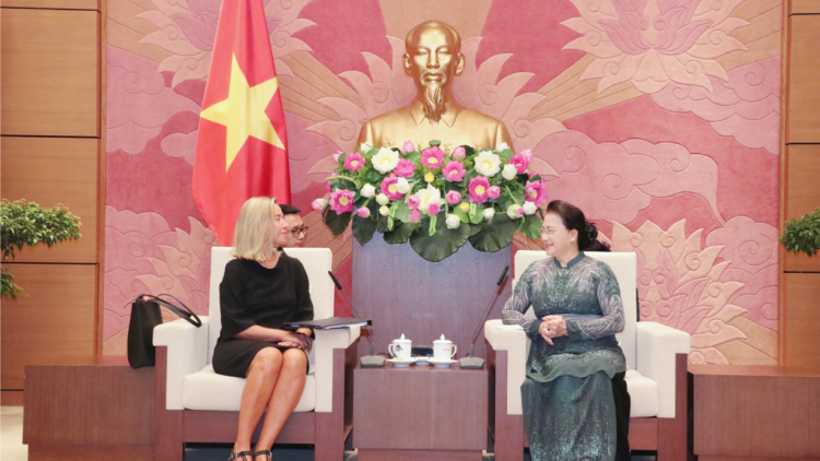 Chủ tịch Quốc hội mò Nguyễn Thị Kim Ngân wă Phó Chủ tịch Uỷ ban châu Âu