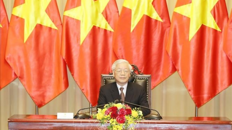 Tổng Bí thư, Chủ tịch lơgar wa\ rò ală Đại sứ jun Sră dà lơgar pơyua