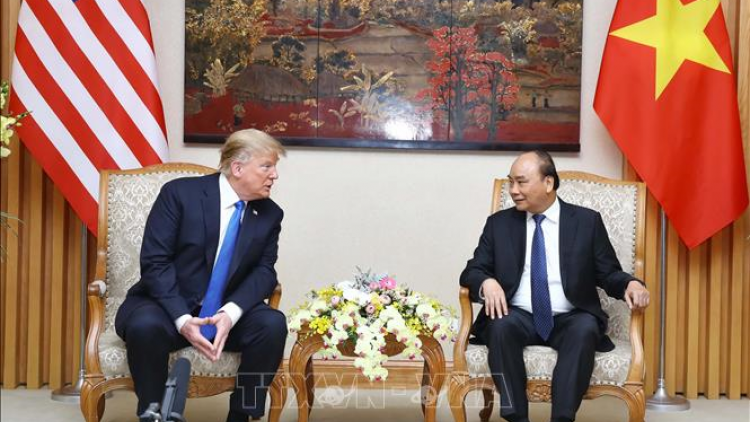 Thủ tướng Chính phủ ồng Nguyễn Xuân Phúc cri bơyai mờ ồng Donald Trump, kuang atbồ lơgar Mỹ