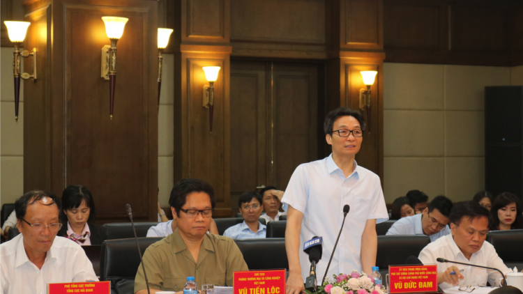 Phó Thủ tướng ồng Vũ Đức Đam lơh broă mờ [òn dờng Hải Phòng