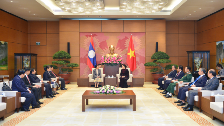Chủ tịch Quốc hội wă Chủ tịch Quốc hội lơgar Lào, mò Pany Yathotou