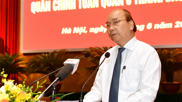 Thủ tướng Chính phủ tus bal pơrjum Quân chính gùt ling klàng
