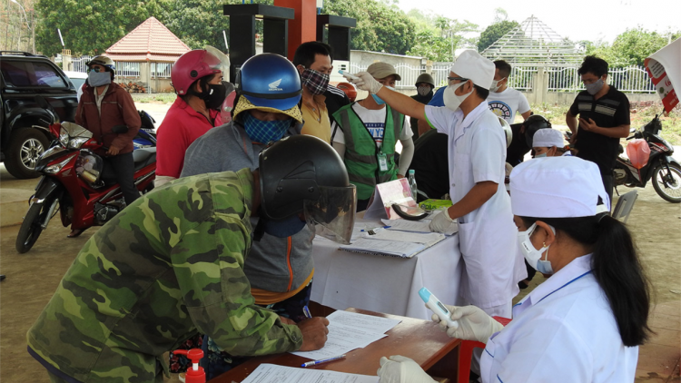 Kon Tum pờ 4 anih sền gròi rơcang sơndră kòp Covid-19