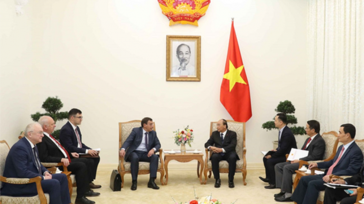 Thủ tướng wă Chủ tịch anih lơh broă sơndră mờ sa kuề sa koà lơgar Nga