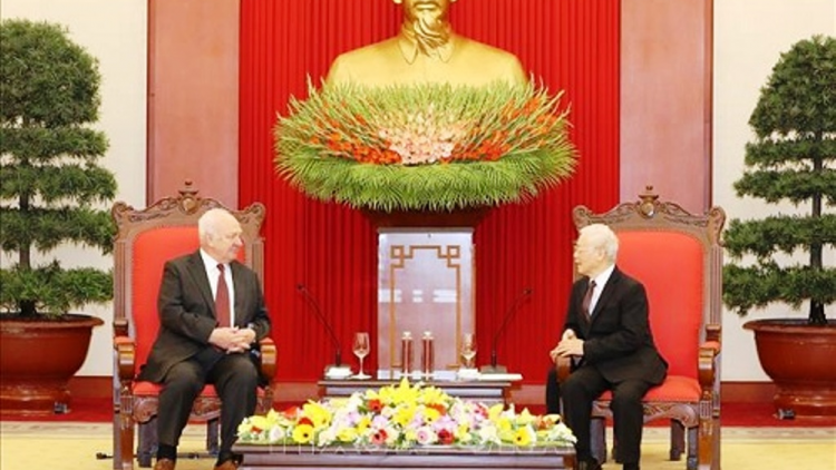 Tổng Bí thư, Chủ tịch lơgar ồng Nguyễn Phú Trọng wă Đại sứ lơgar Nga
