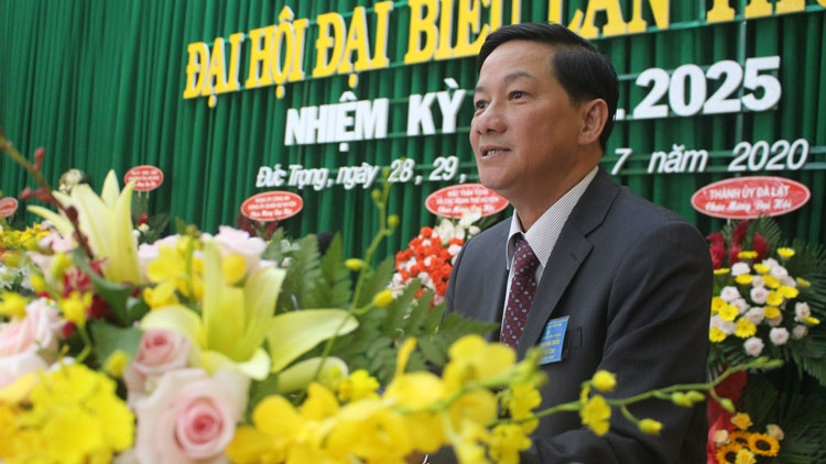 Lâm Đồng mu\t Pơrjum dờng cau ala măt Đảng bộ kơnhoàl Đức Trọng dơ\ 13, tơngai lơh broă bơh nam 2020- 2025
