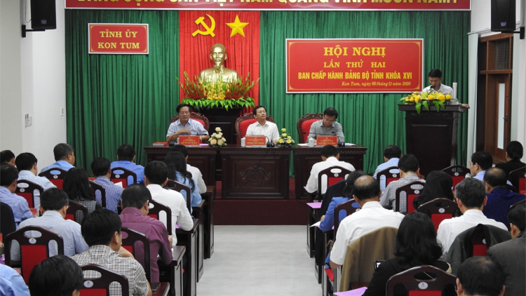 Kon Tum lơh jat Nghị quyết  Pơrjum dờng Đảng bộ càr dơ\ 16