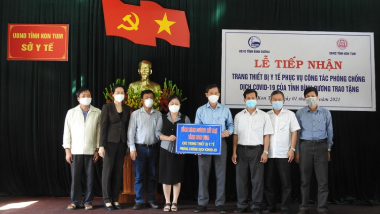 Càr Bình Dương jào pà phan lơh sơnơm rơcang sơndră mờ kòp Covid-19 ai càr Kon Tum in