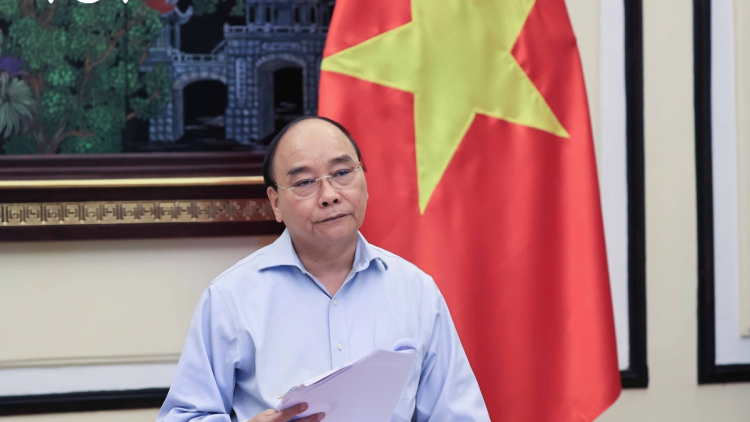 Chủ tịch lơgar ồng Nguyễn Xuân Phúc đơng lam pơrjum bơt bơtàu rơndap broă kuơmàng bơt bơtàu mờ lơh sir dà lơgar gơnoar adat boh lam xã hội chủ nghĩa Việt Nam