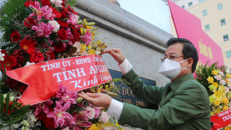 An Giang: Tơngkah 133 nam Ngai deh Chủ tịch Tôn Đức Thắng