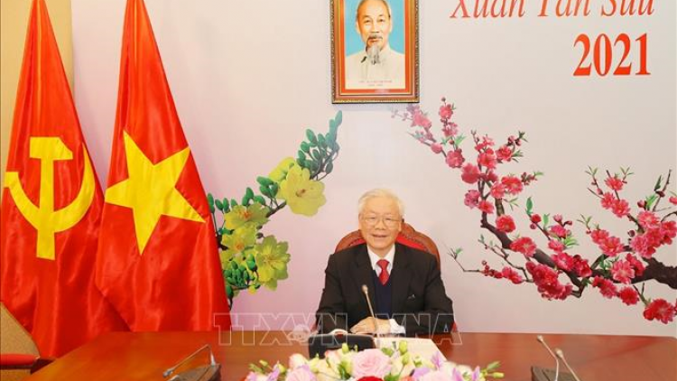 Ồng Nguyễn Phú Trọng Tổng Bí thư, Chủ tịch lơgar cribơyai tàm điện thoại mờ Tổng Bí thư Lào