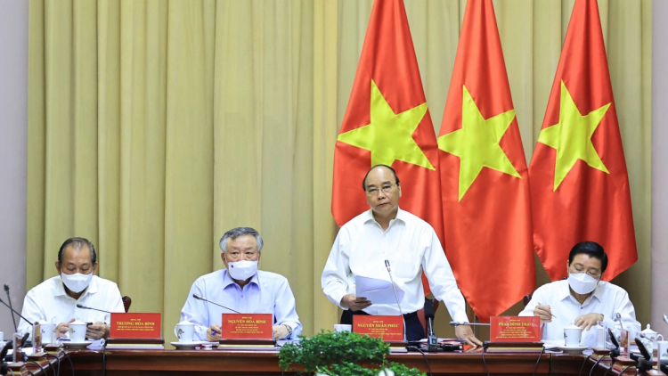 Chủ tịch lơgar ồng Nguyễn Xuân Phúc lơh broă mờ Mpồl drơng broă kuang bàng Đảng anih cah rơña dờng rơlao jơh