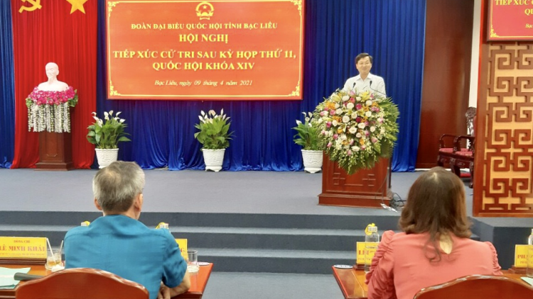 Phó Thủ tướng ồng Lê Minh Khái tìp mat mờ cau tĕ khà càr Bạc Liêu
