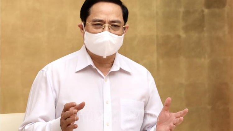 Thủ tướng Chính phủ đơng lam dơ̆ pơrjum mờ Mpồl đơng lam dà lơgar rcang sơndră kòp Covid-19