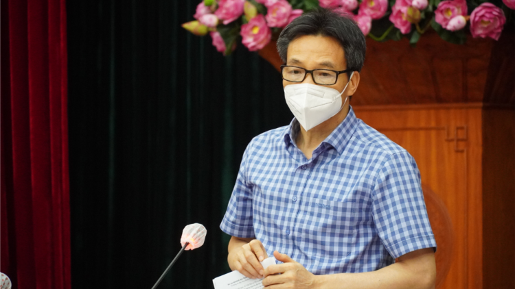 Ồng Vũ Đức Đam- Phó Thủ tướng lơh broă mờ ƀòn dờng Hồ Chí Minh bè broă lơh tam dră mờ kòp Covid-19