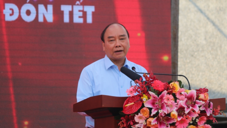 Củ tịc lơgar ồng Nguyễn Xuân Phúc tus bal broă lơh “Ram nùs nam pa-nam 2022” tàm ƀòn dờng Hồ Chí Minh