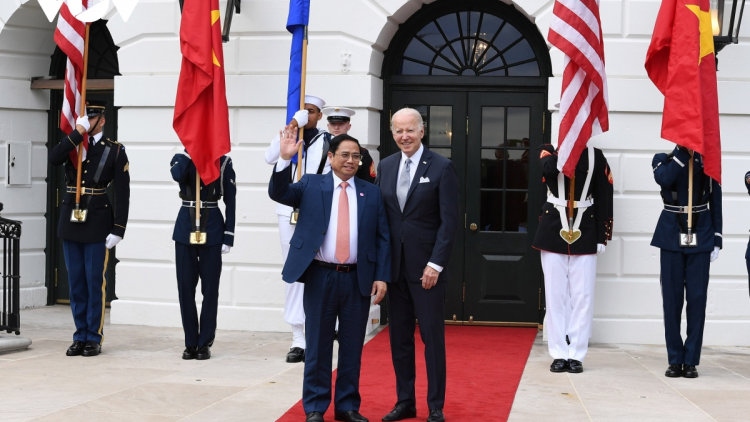 Thủ tướng Phạm Minh Chính tìp mat Kwang atbồ lơgar Mỹ ồng Joe Biden